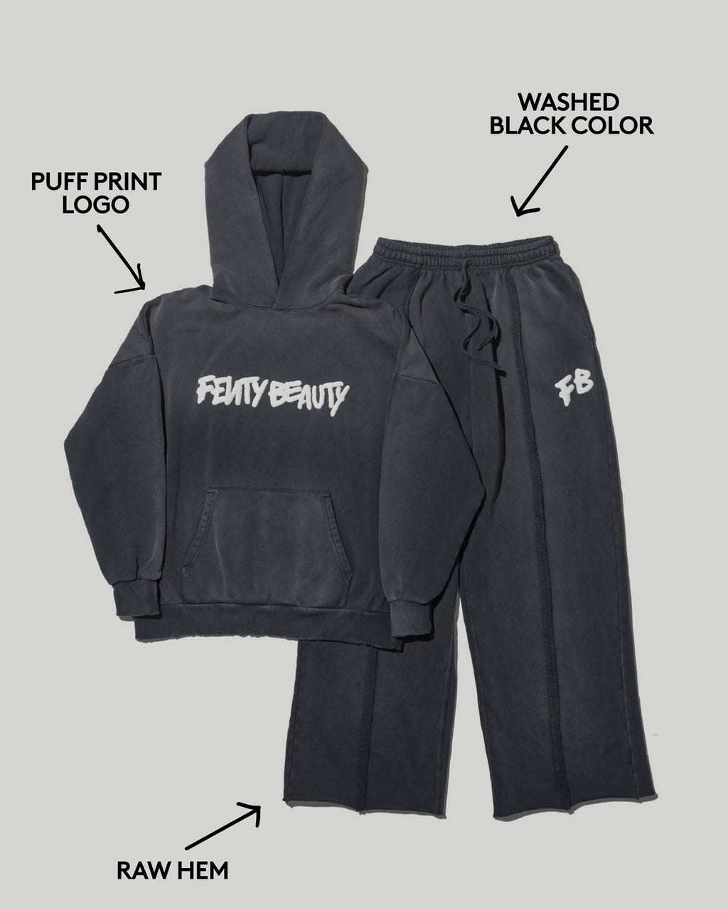 Oversized Unisex Hoodie and Sweatpant Set