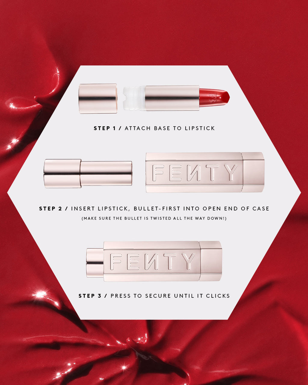 Icon The Case Semi-Matte Refillable Lipstick — Metallic Nude