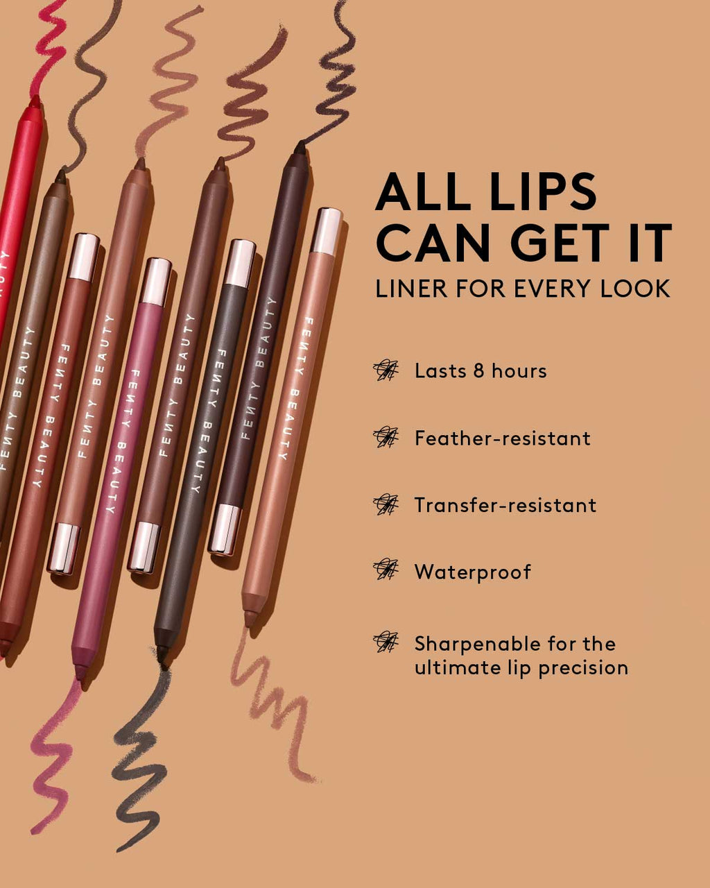 Traced Out Longwear Waterproof Pencil Lip Liner — Brownd Out