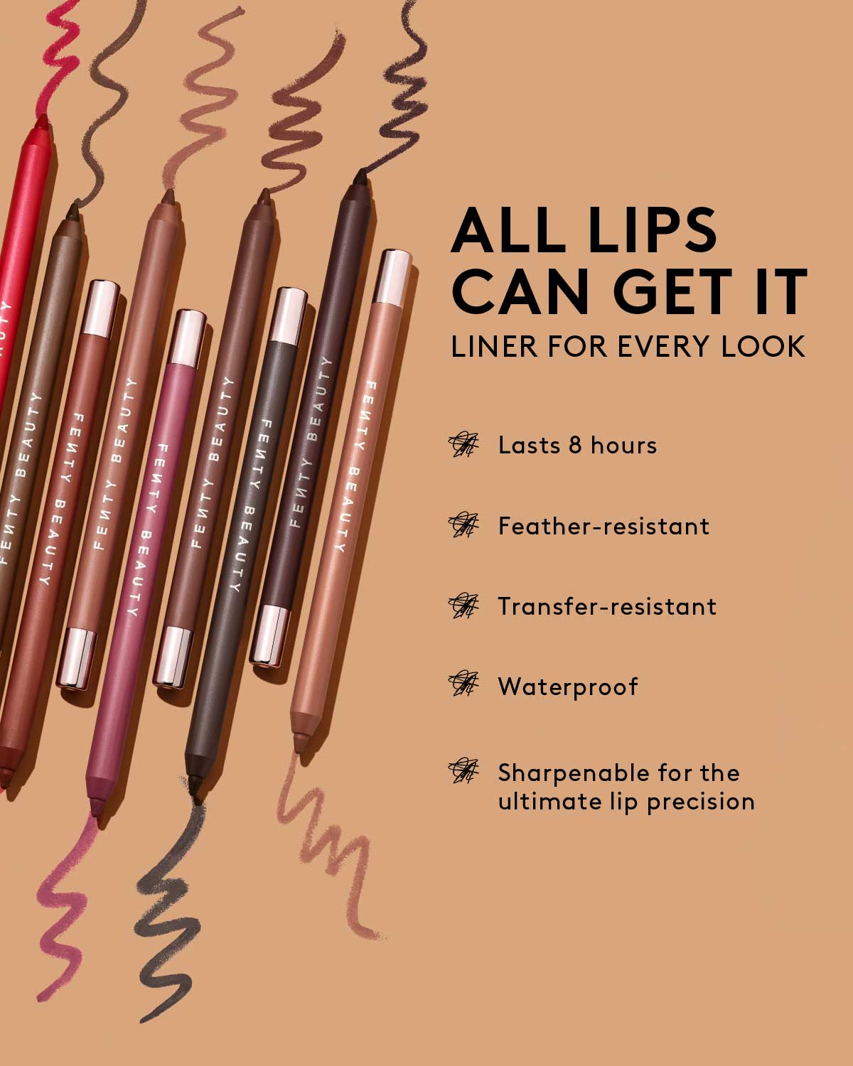 Traced Out Longwear Waterproof Pencil Lip Liner — Thugz Blush Too