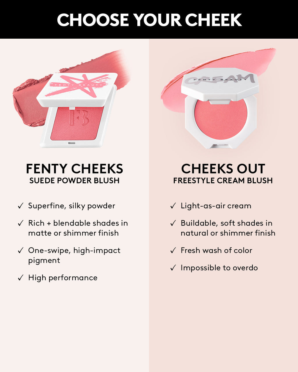 Cheeks Suede Powder Blush — Drama Clas$$