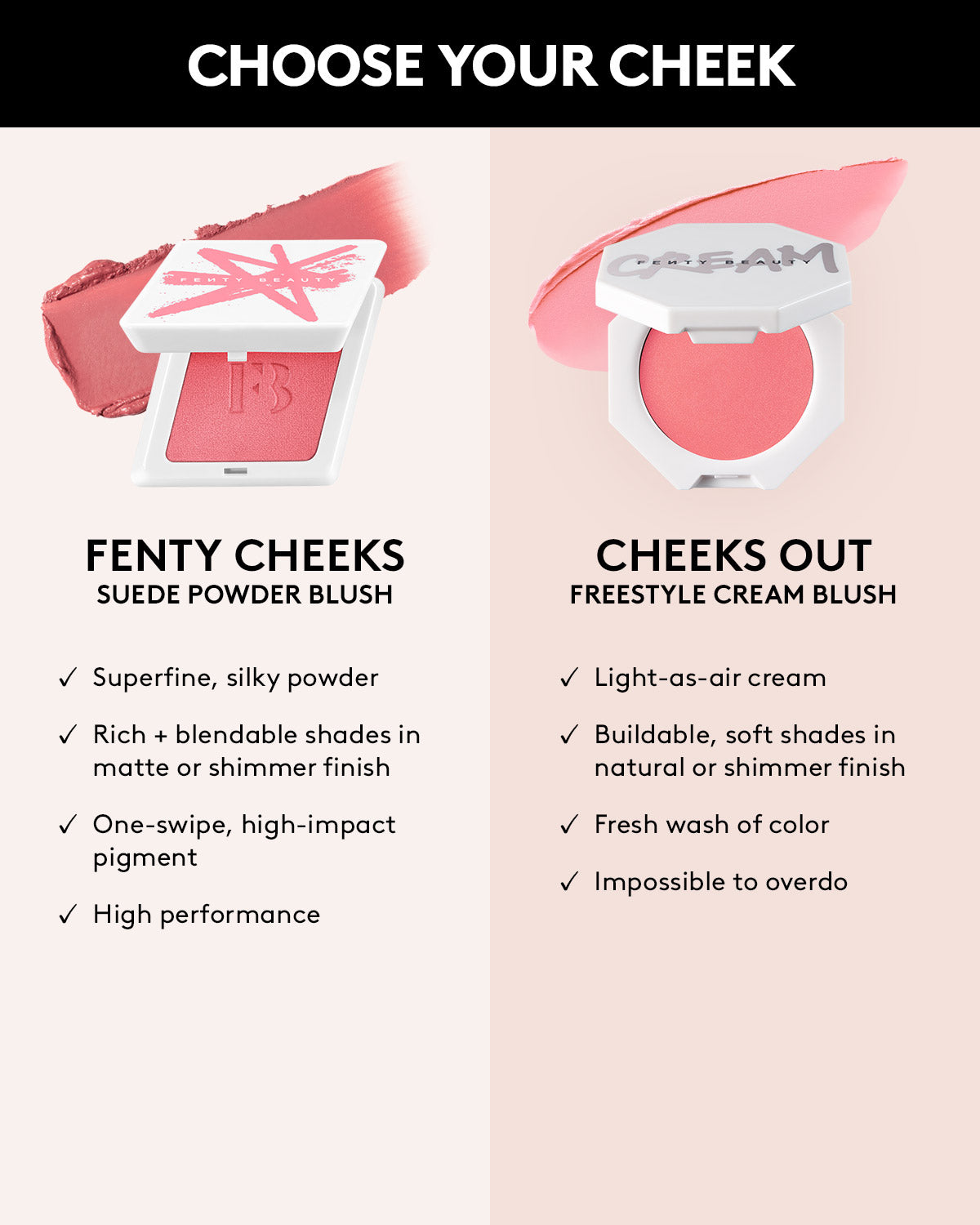 Cheeks Suede Powder Blush — Drama Clas$$