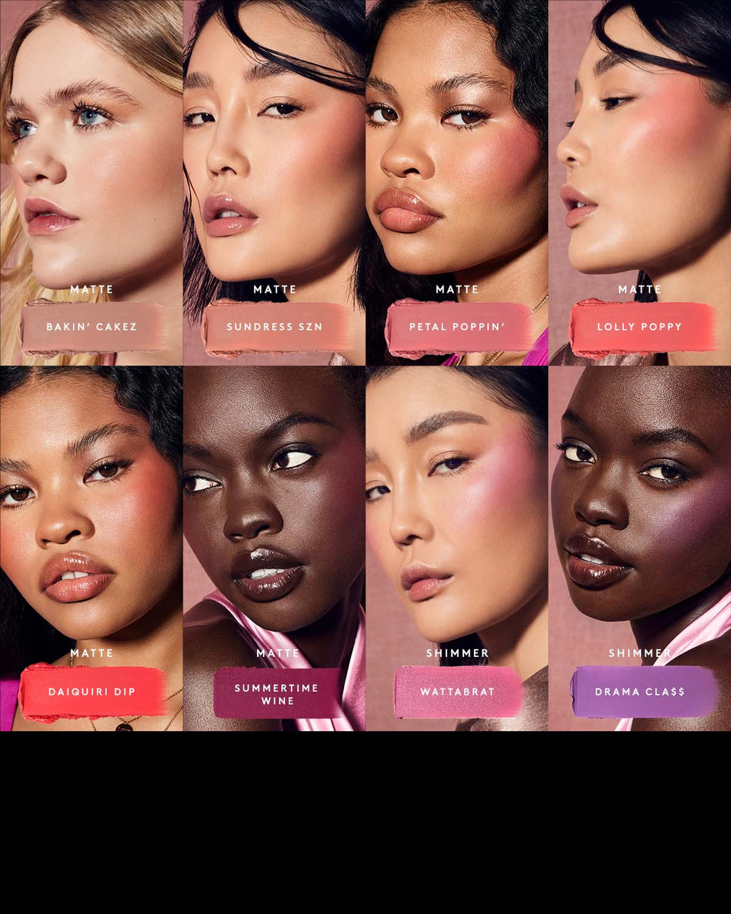 Cheeks Suede Powder Blush — Drama Clas$$