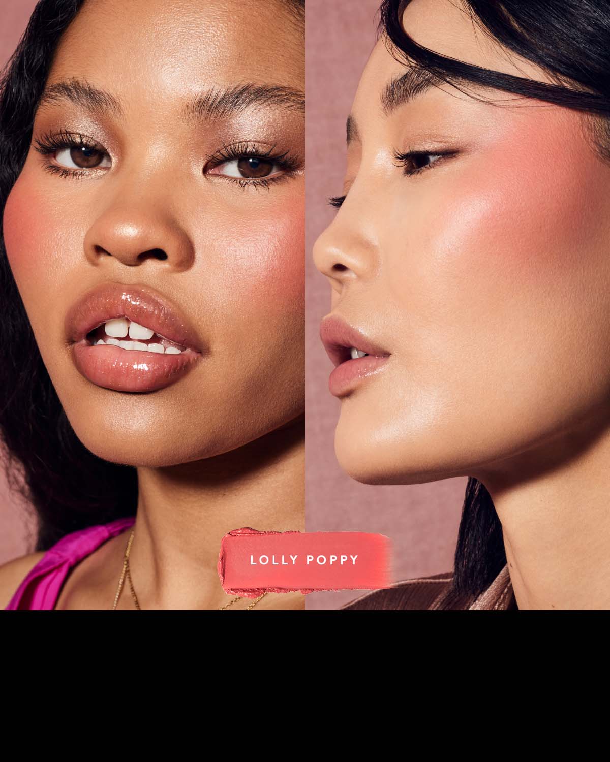 Cheeks Suede Powder Blush — Lolly Poppy