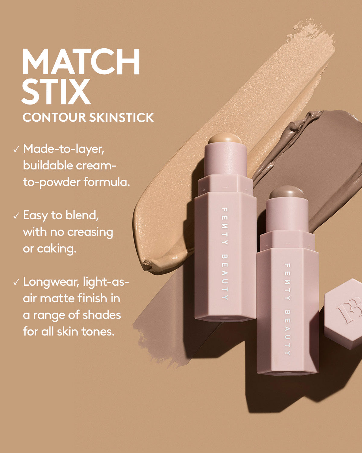 Mini Match Stix Duo Contour + Highlighter Set — Deep