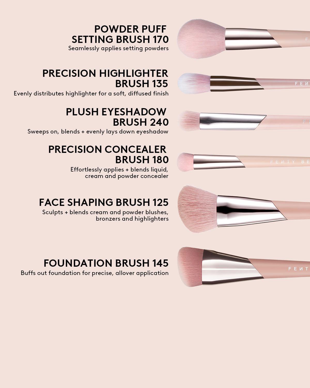 Powder Puff Setting Brush 170