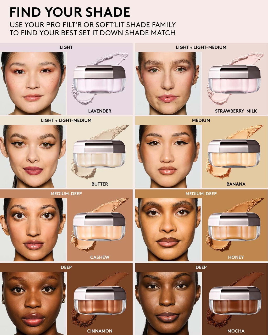 Set it Down Superfine Blurring Setting Powder — Cashew
