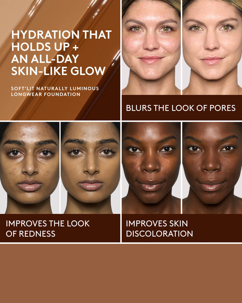 Softlit Naturally Luminous Longwear Foundation — 400