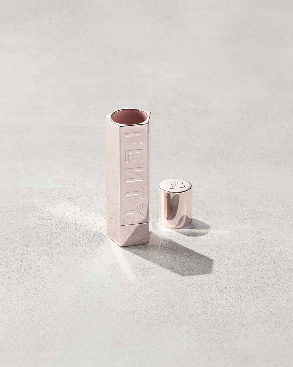 Icon The Case Semi-Matte Refillable Lipstick — Metallic Nude