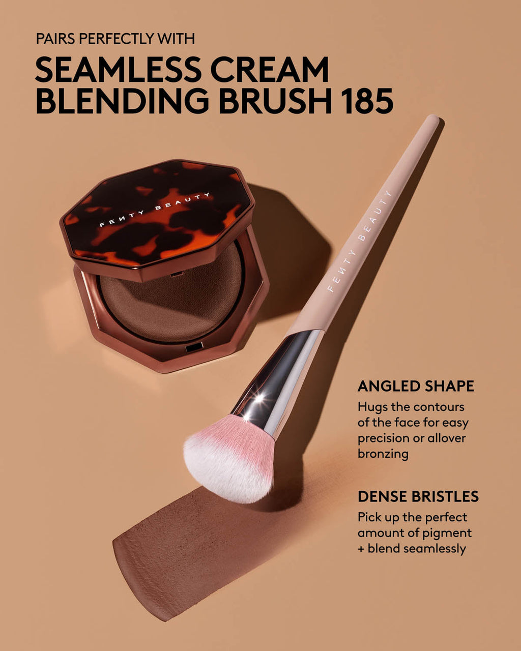 Sun Stalk’r Soufflé Pressed Mousse Cream Bronzer — Maple Glaze