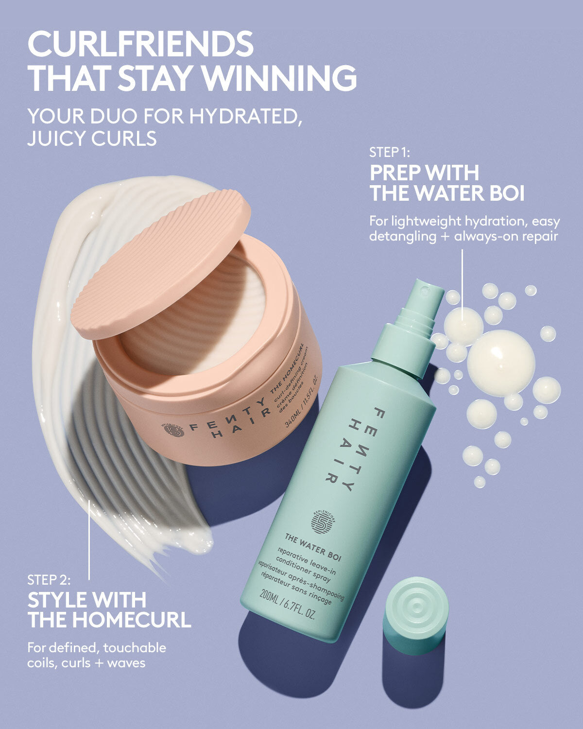 The Water Boi Reparative Leave-In Detangling Conditioner Spray