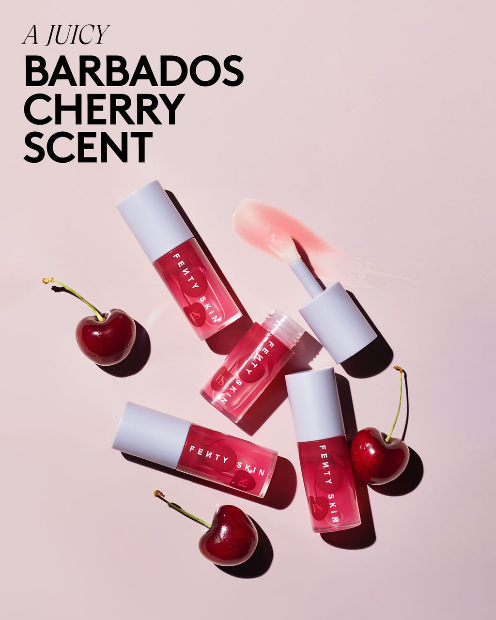 Treatz Hydrating + Strengthening Lip Oil — Barbados Cherry