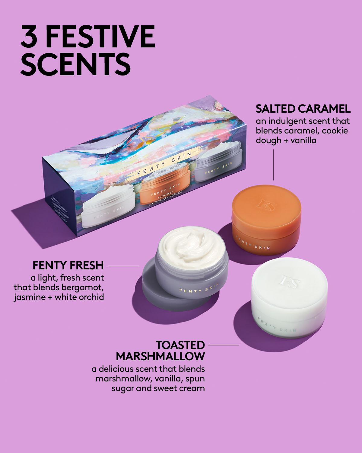 Lil Butta Dropz Mini Shimmering Whipped Oil Body Cream Trio